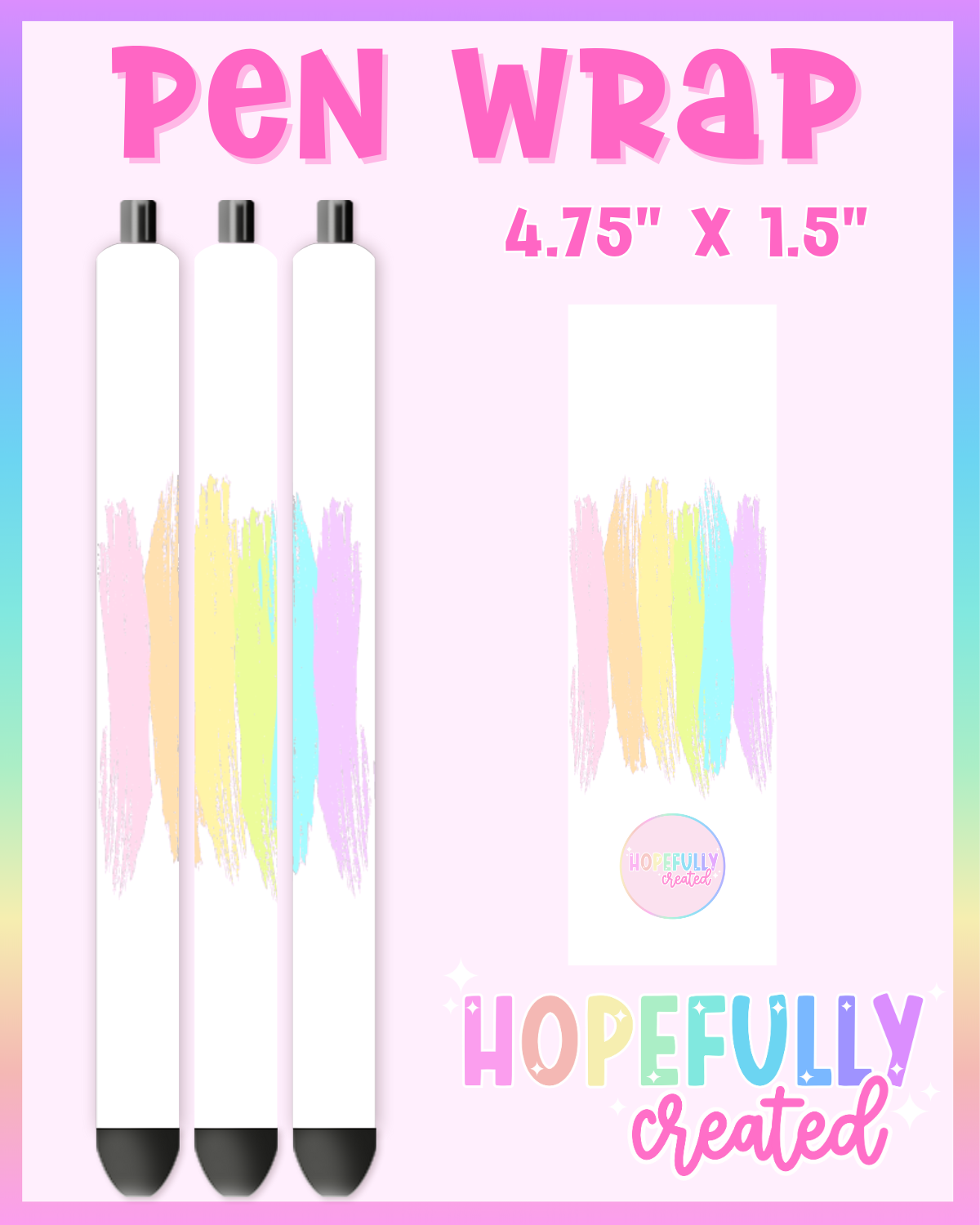 Unicorn Burst Pen Wrap-3904