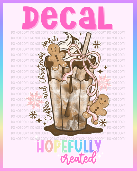 Gingerbread Coffee Decal-1169