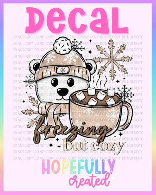 Freezing Bear Decal-1176