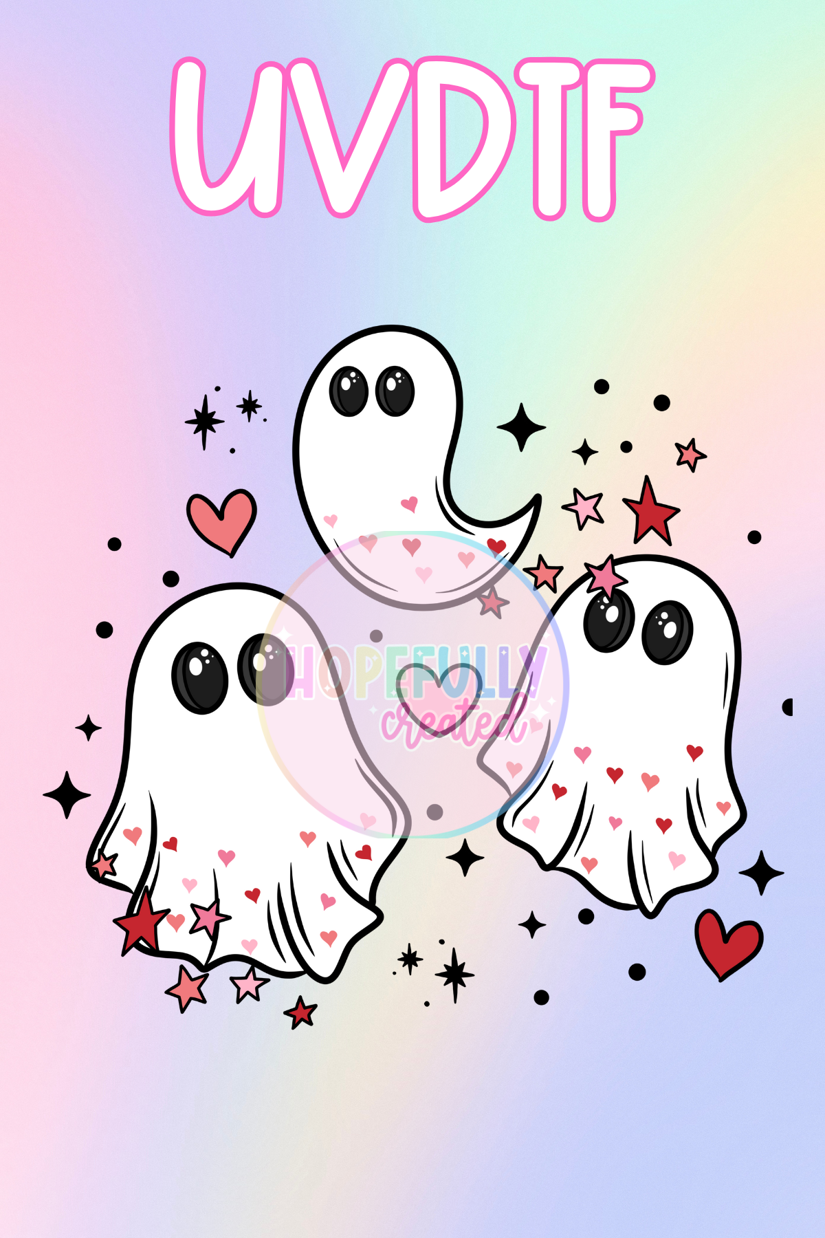 Vday Ghost UVDTF Decal