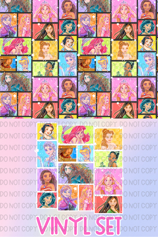 Princess Vinyl Set