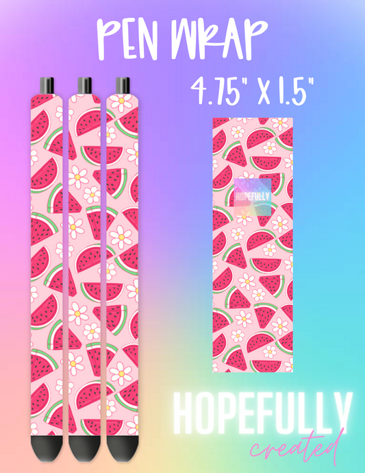 Watermelon Pen Wrap-1153