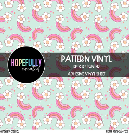 Floral Rainbow Vinyl Collection- 1122
