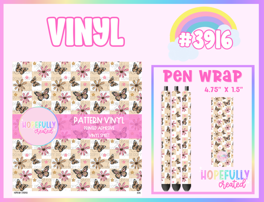Floral Butterfly Vinyl Collection - 3916