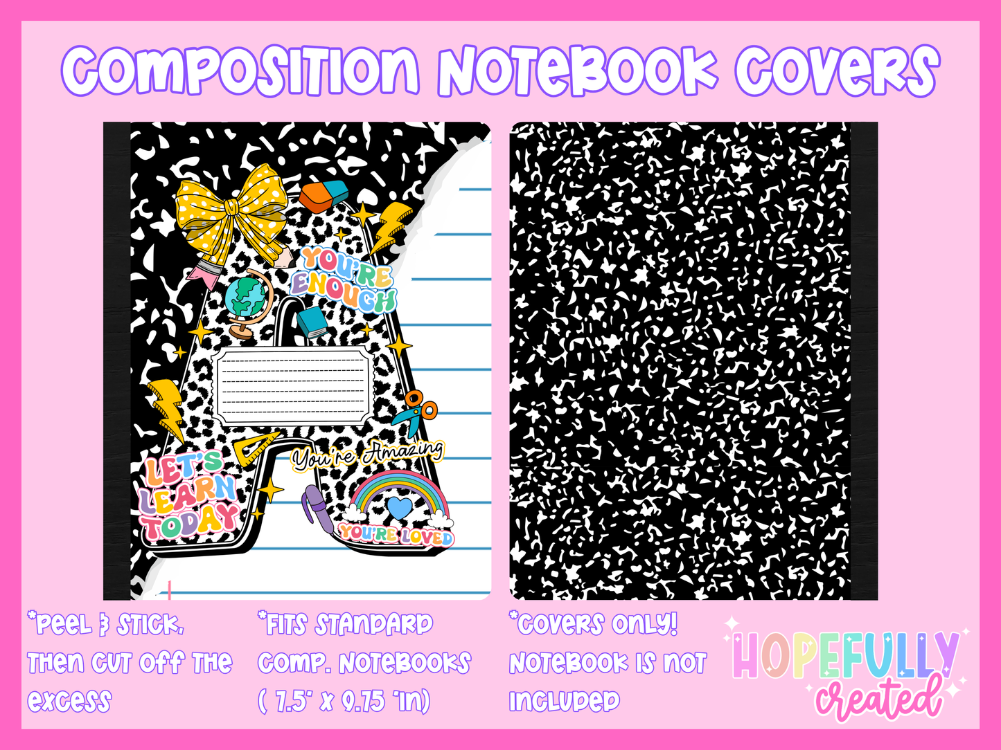 Initial Composition Notebook Cover
