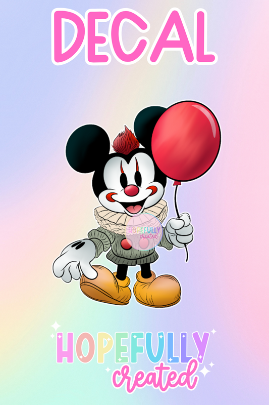 Horror Mouse Decal-381 VIP