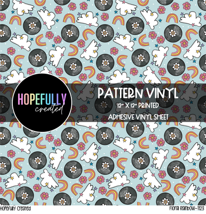 Floral Rainbow Vinyl Collection - 1123