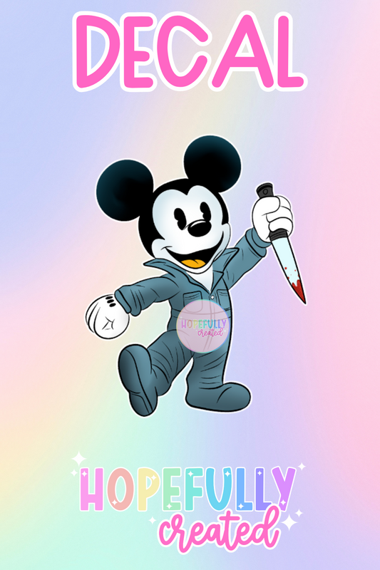 Horror Mouse Decal-382 VIP