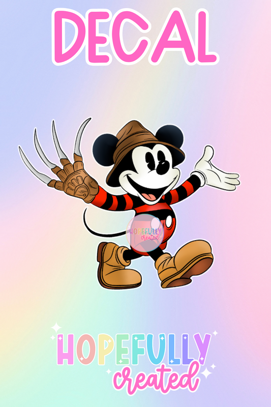 Horror Mouse Decal-383 VIP