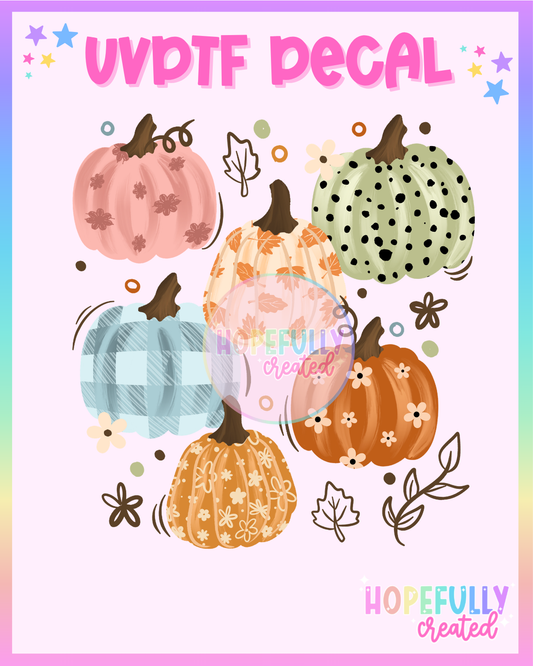 Pumpkins UVDTF Decal