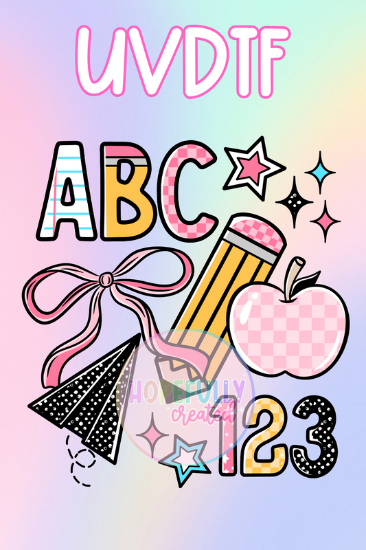 ABC UVDTF Decal