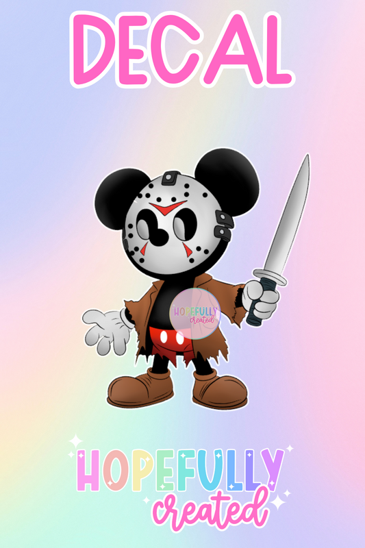 Horror Mouse Decal-384 VIP