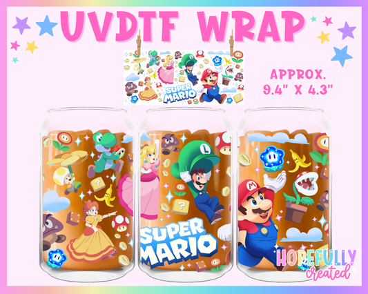 Bros UVDTF Glass Can Wrap