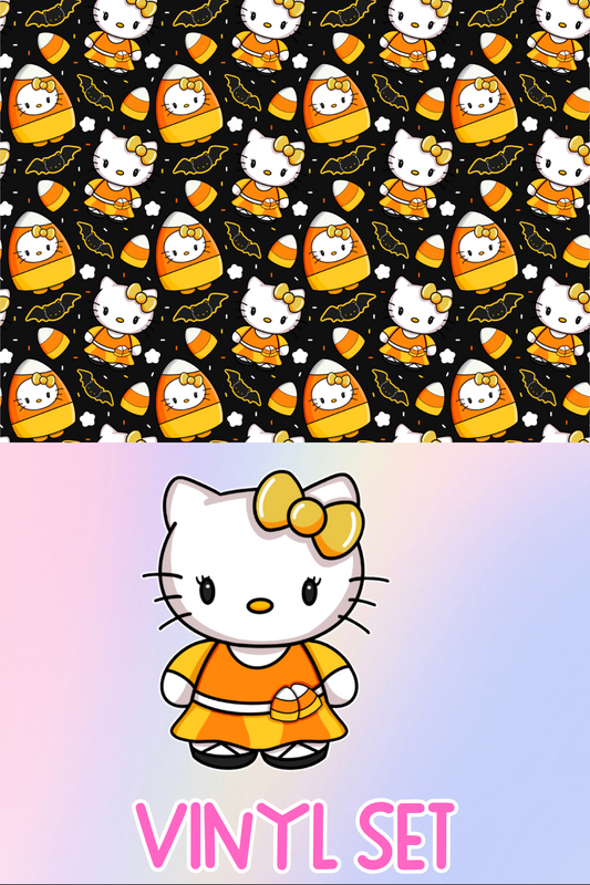Candycorn Kitty Vinyl Set