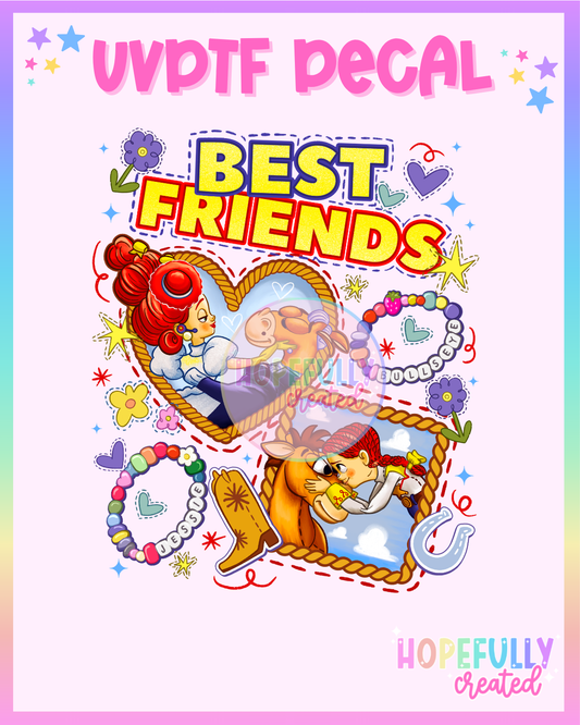 Best Friends UVDTF Decal