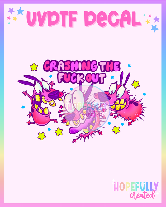 Courage UVDTF Decal