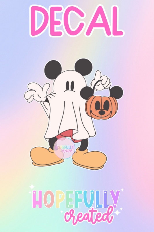 Mouse Ghost Decal-388 VIP