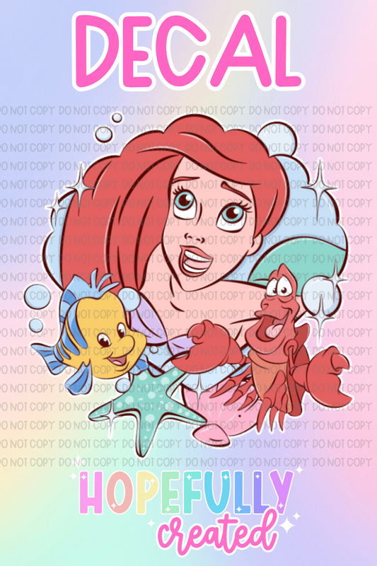 Mermaid Decal-827 VIP