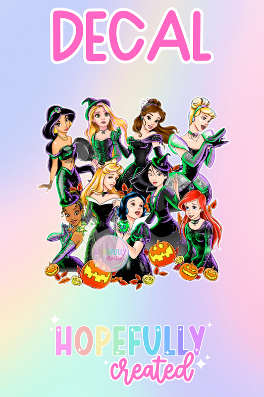 Princess Halloween Decal-390 VIP