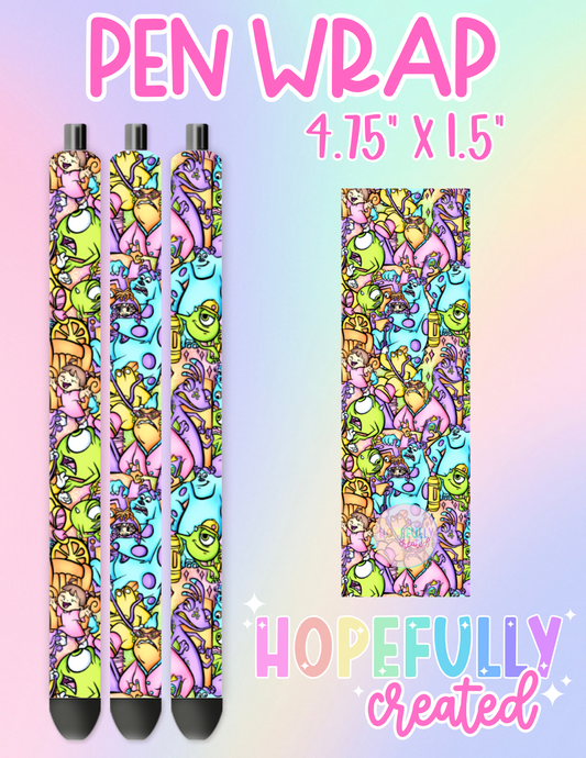 Monsters Pen Wrap-2435 VIP