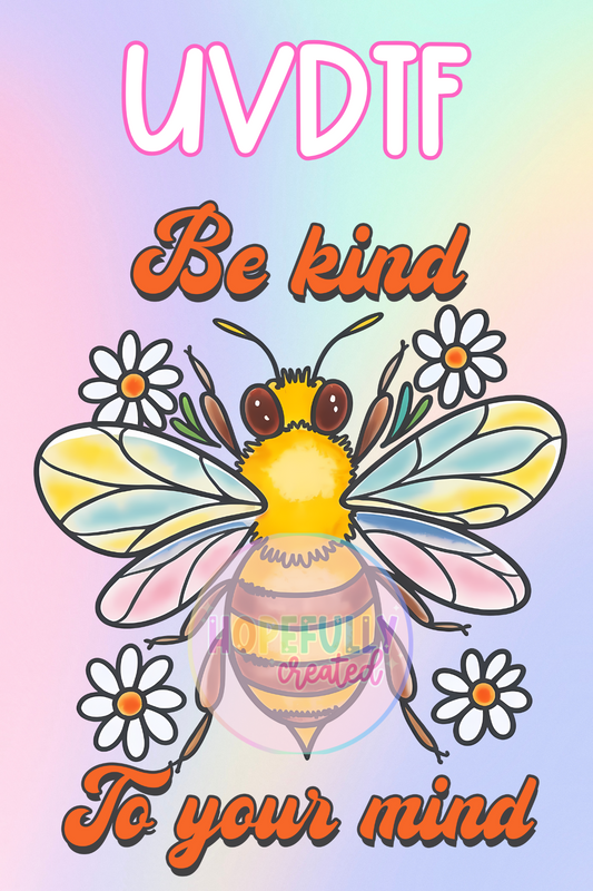 Be Kind UVDTF Decal