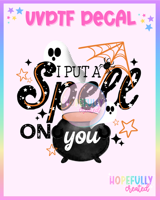 I Put a Spell on You UVDTF Decal
