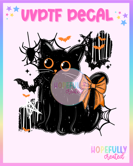 Black Cat UVDTF Decal