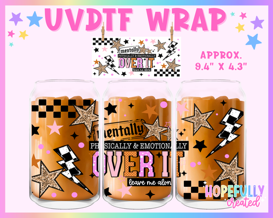 Over it UVDTF Glass Can Wrap