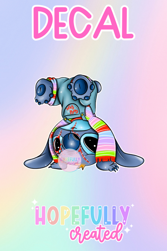 Halloween Alien Decal-392 VIP