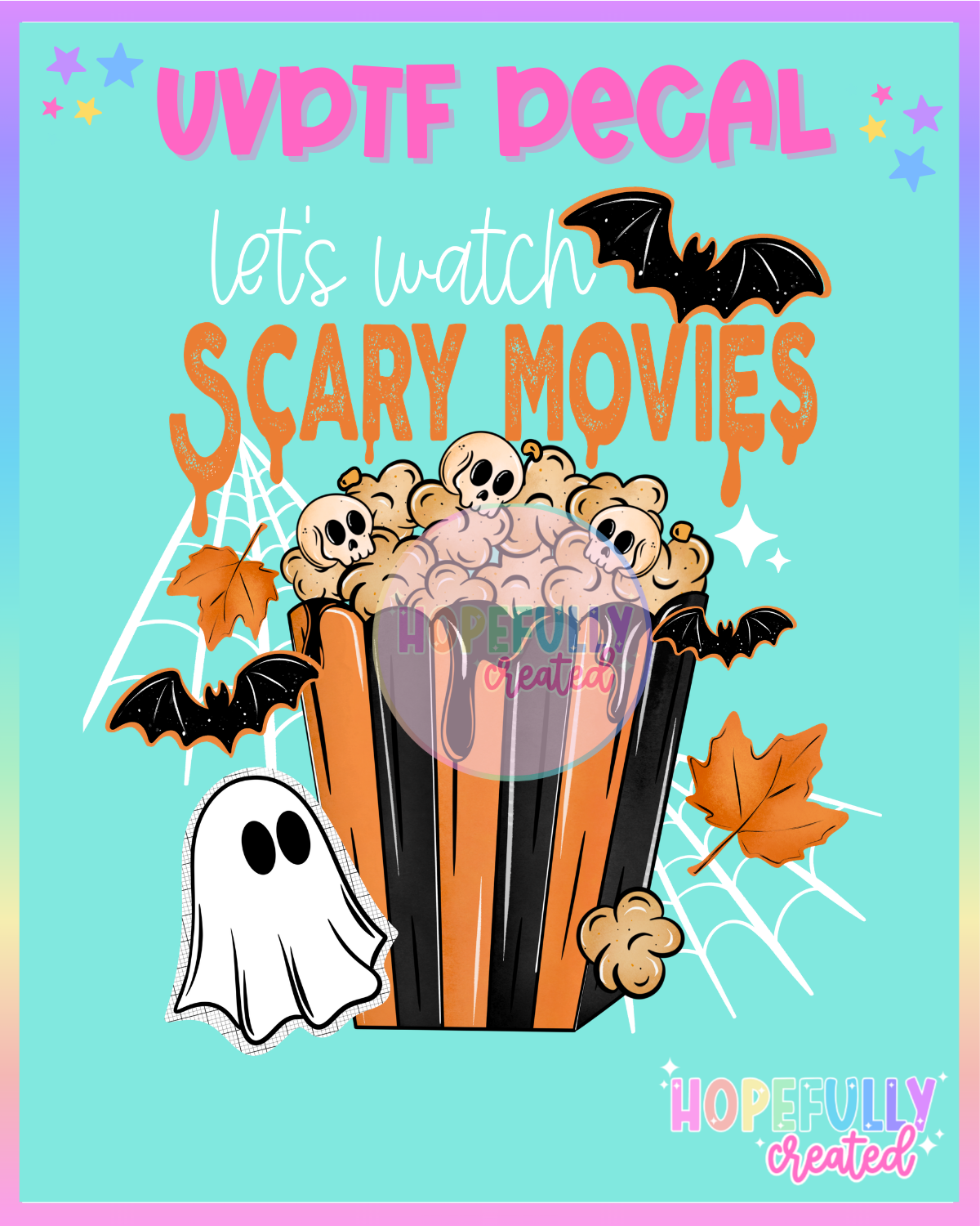 Scary Movies UVDTF Decal
