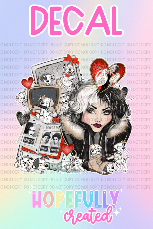 Villain Decal-721 VIP
