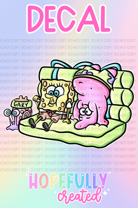 Sponge Friends Decal-820 VIP