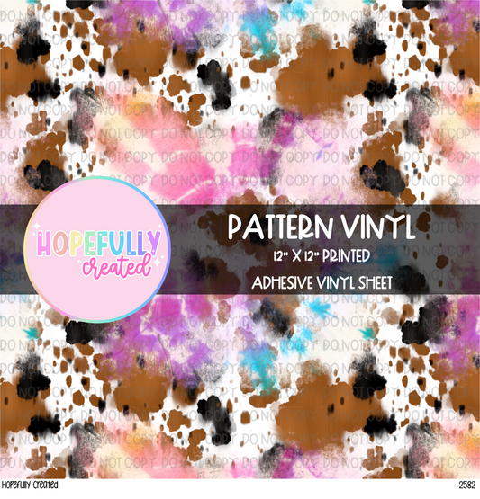 Cow Print Vinyl Collection- 2582