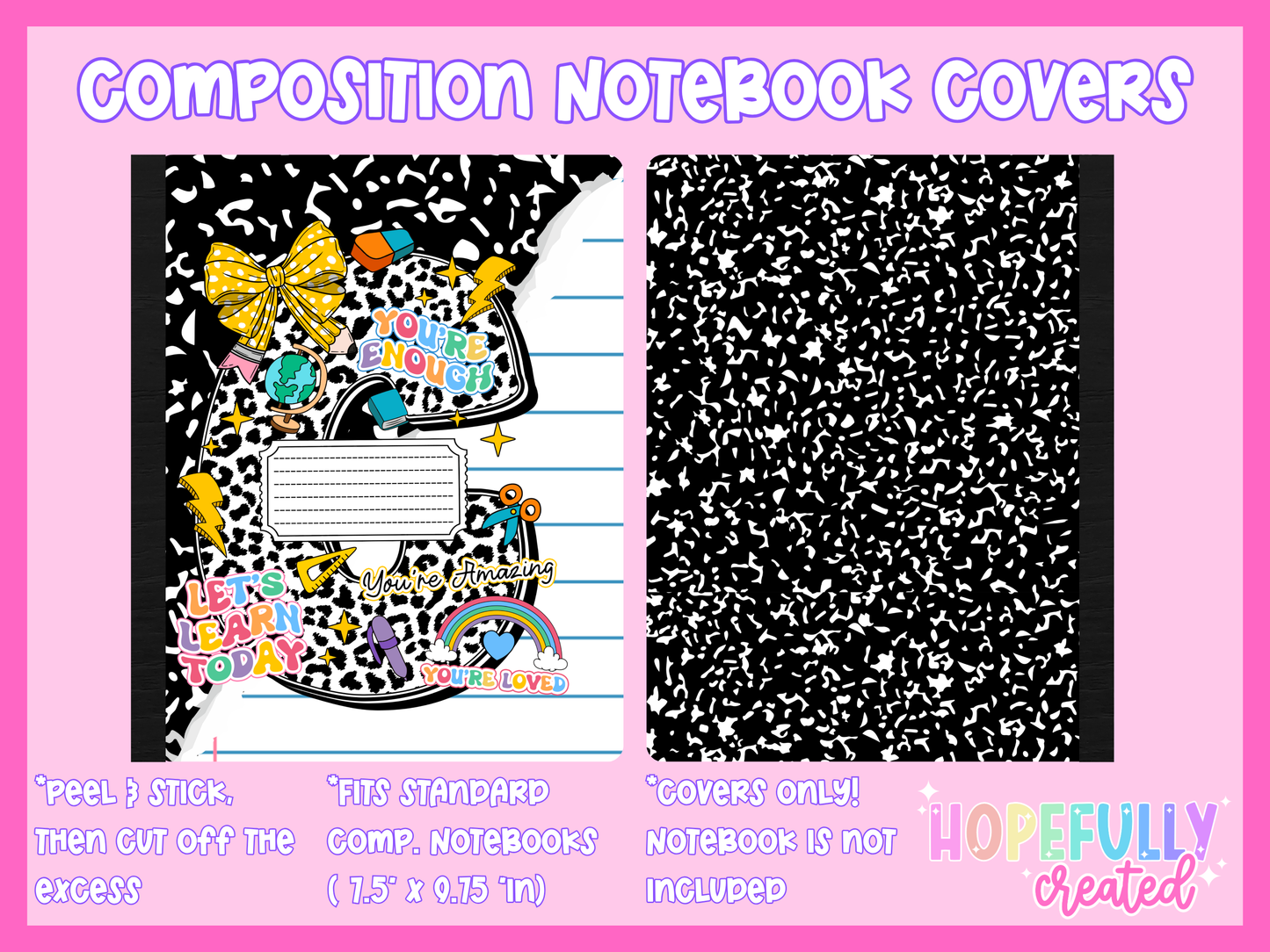 Initial Composition Notebook Cover