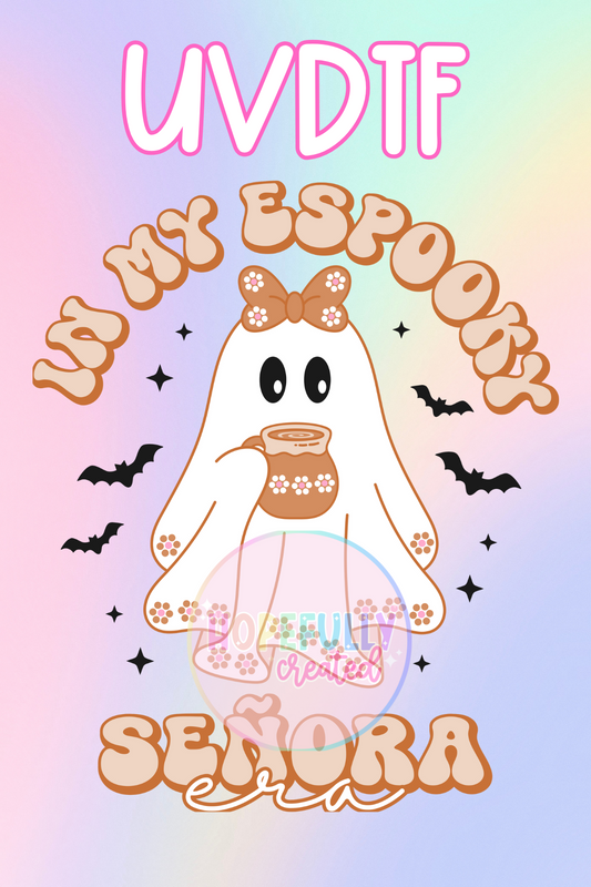 Espooky senora UVDTF Decal