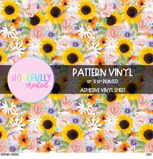 Floral Vinyl Collection- 2585