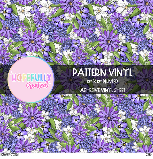 Floral Vinyl Collection- 2586
