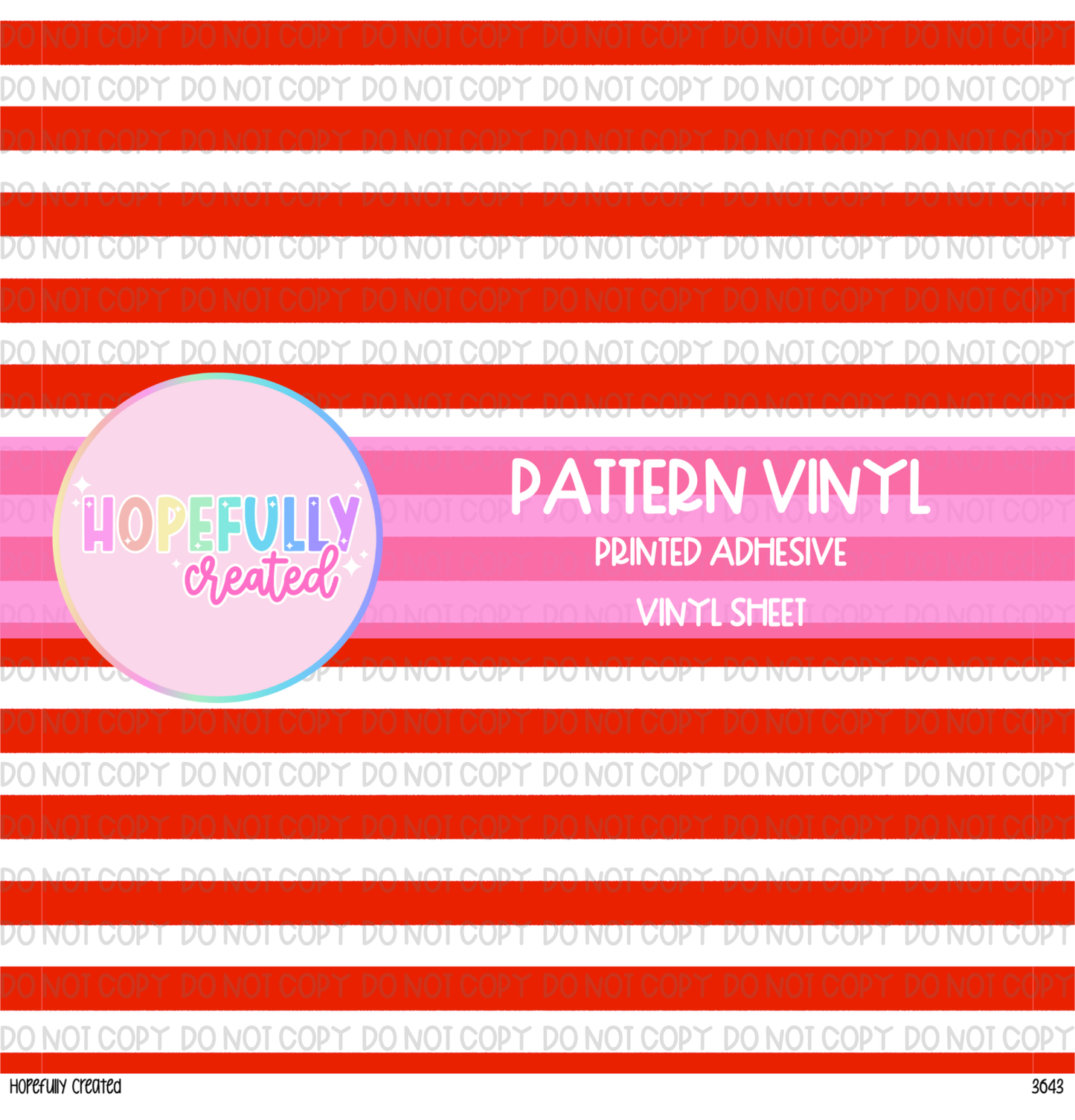 Circus Stripes Vinyl Collection - 3643