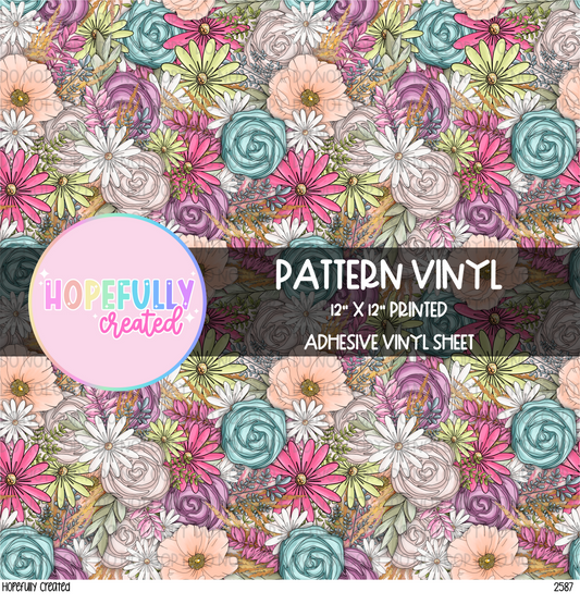 Floral Vinyl Collection- 2587