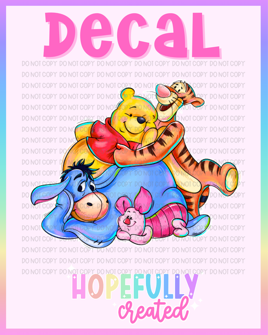 Bear Friends Decal-1200 VIP