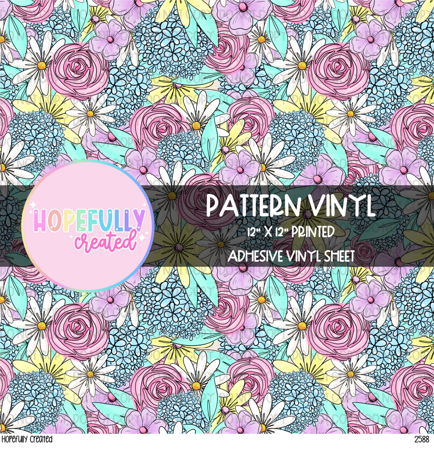 Floral Vinyl Collection- 2588