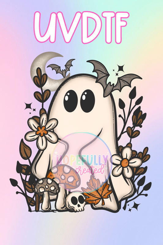Cottagecore Ghost UVDTF Decal