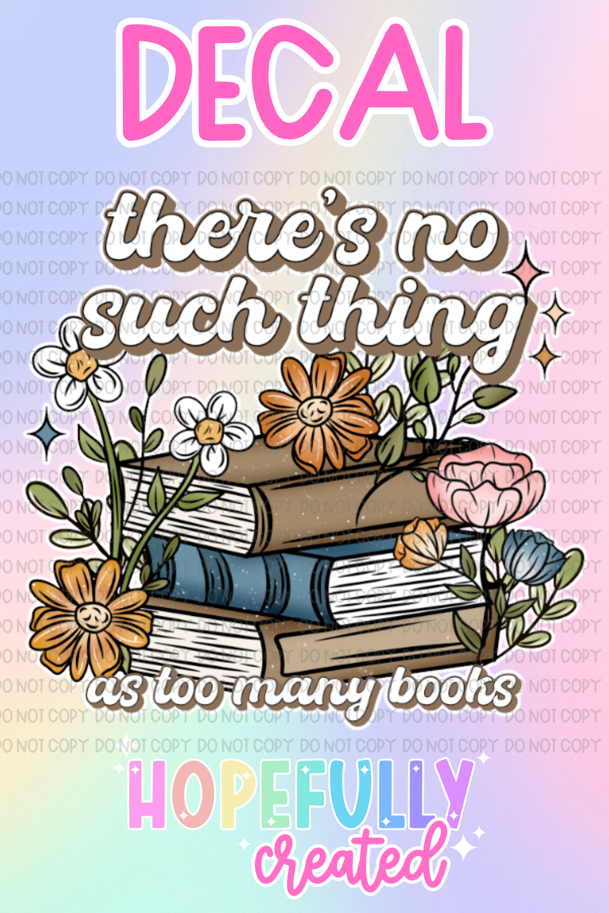 Books Decal-839