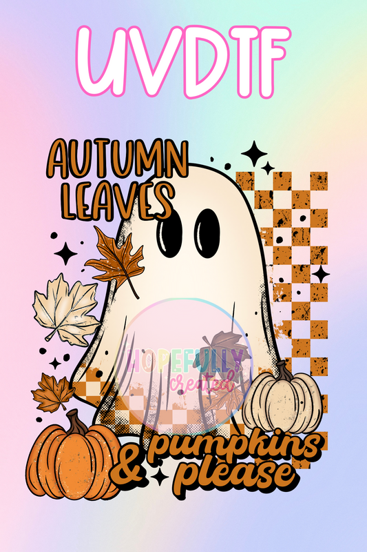 Autumn Ghost UVDTF Decal