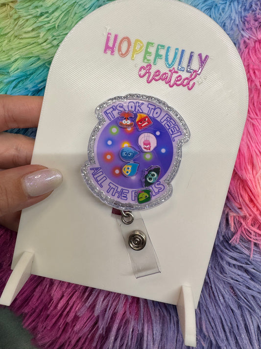 It’s ok to feel all the feels Shaker Badge Reel