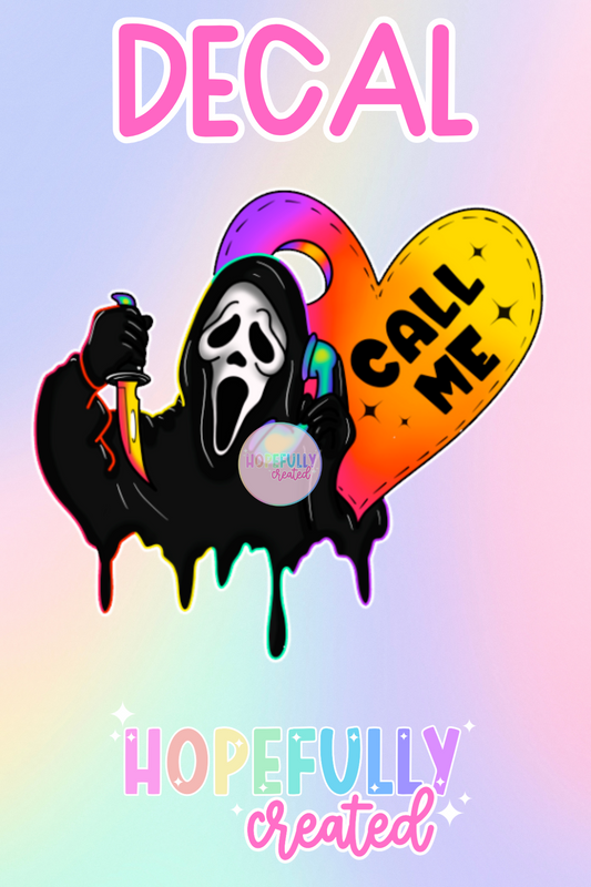 Rainbow Scream Decal-407 VIP