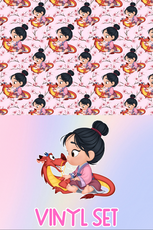 Princess Mulan Vinyl Set