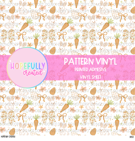 Bunny and Carrots Vinyl Collection - 3652