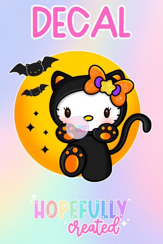 Black Kitty Decal-409 VIP