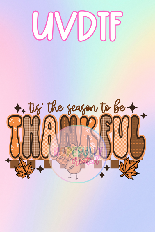 Thankful UVDTF Decal